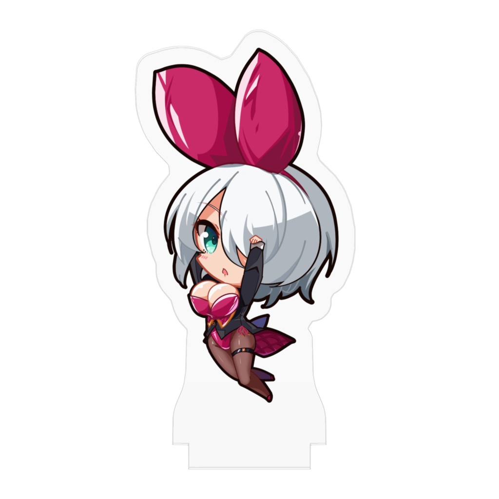 月兎アクリルフィギュア_zefutefu