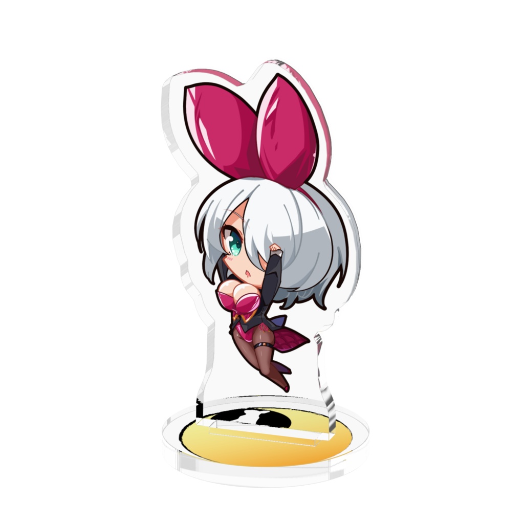 月兎アクリルフィギュア_zefutefu