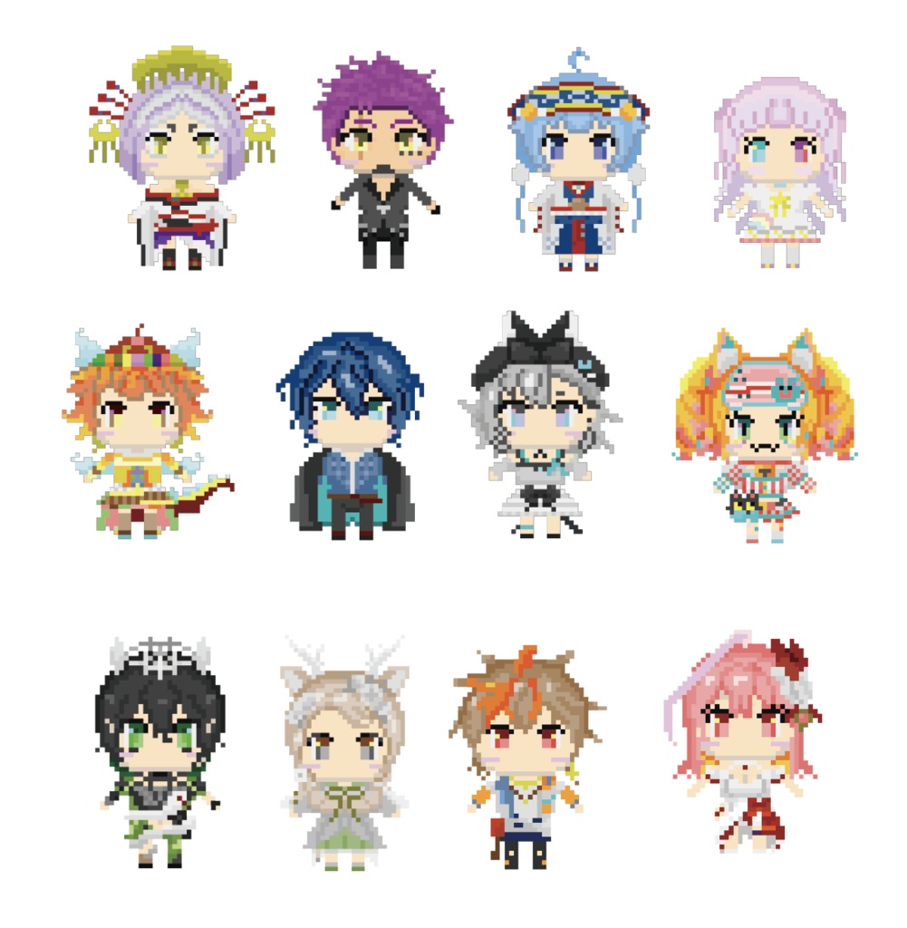 ななはぴハーフカットシール