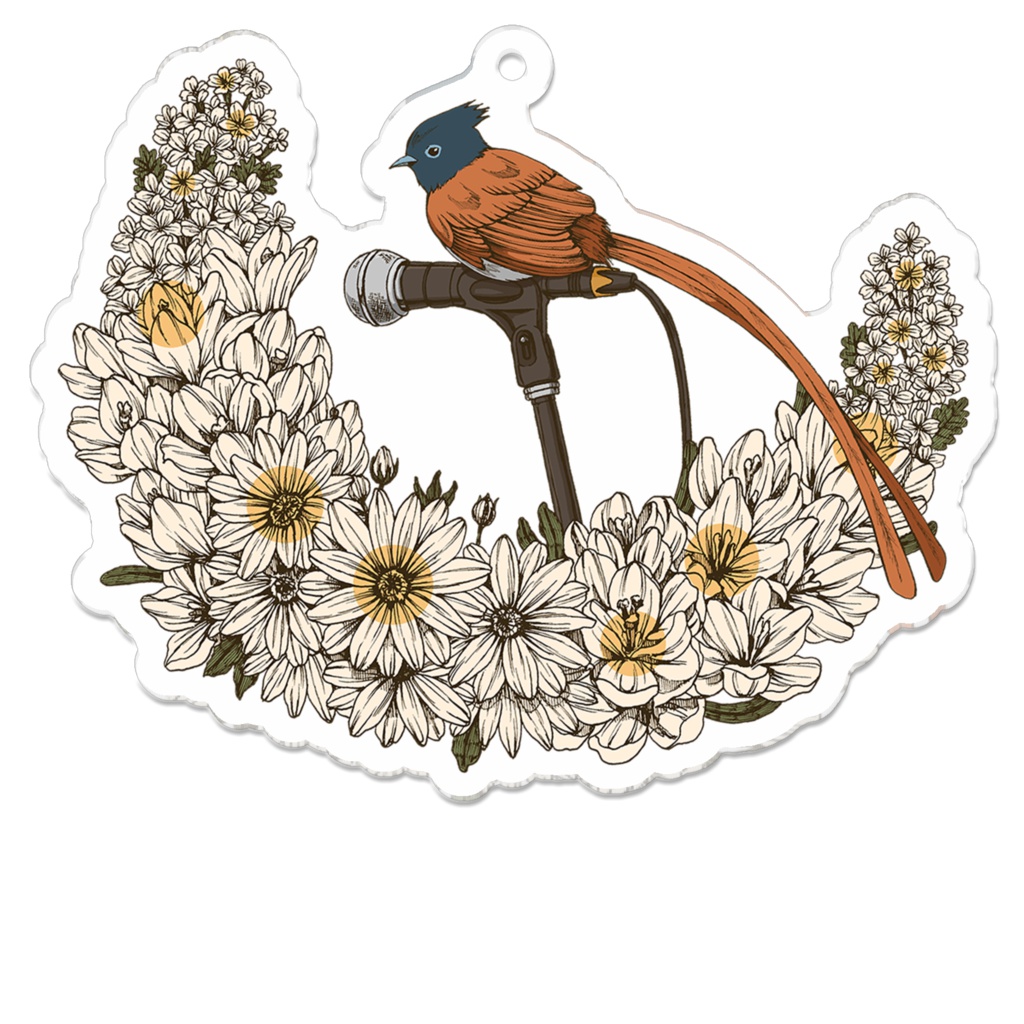 マイクアクリルキーホルダー