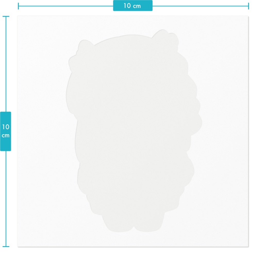 【虚無ちゃん/棒立ちの姿】ステッカー