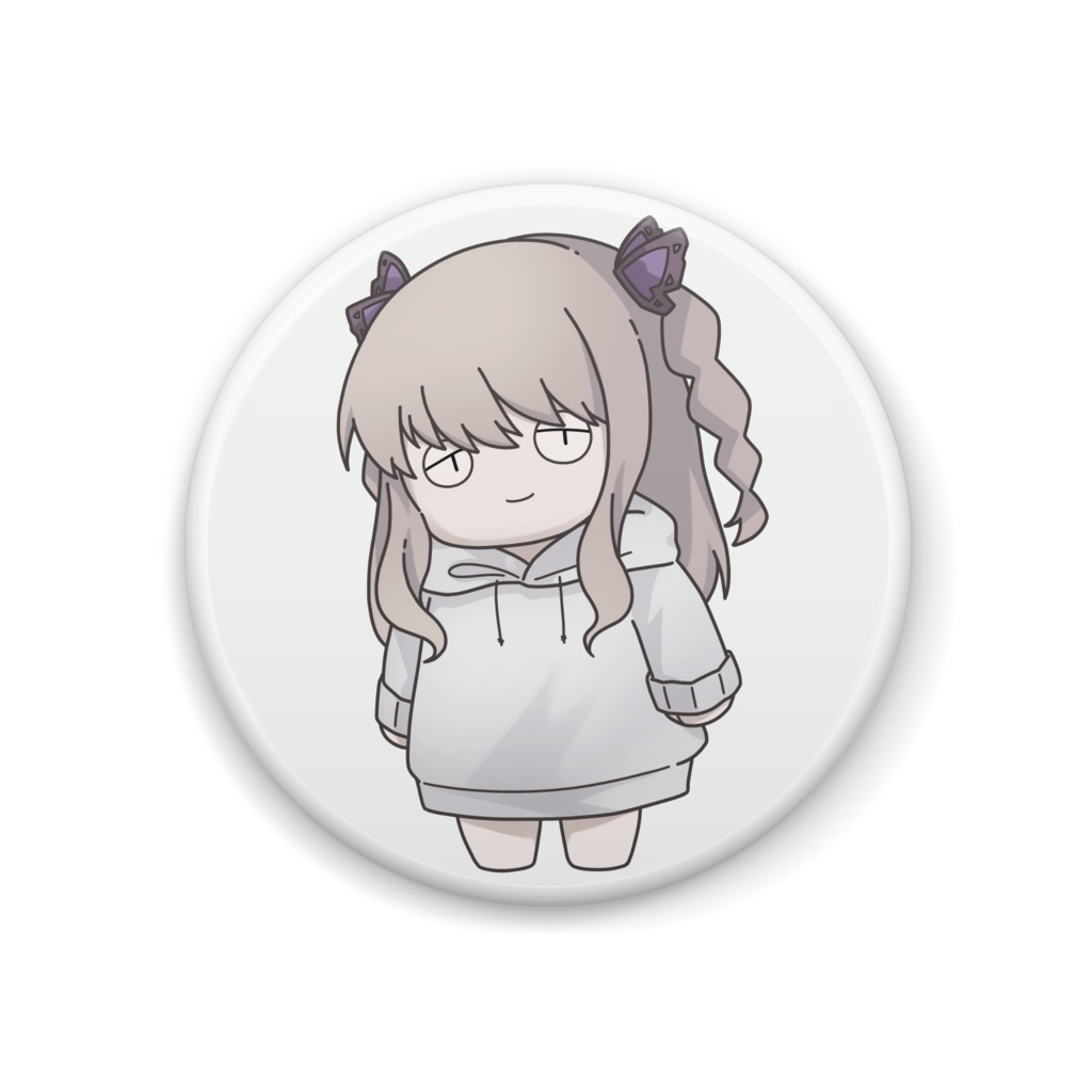 【虚無ちゃん/棒立ちの姿】缶バッジ