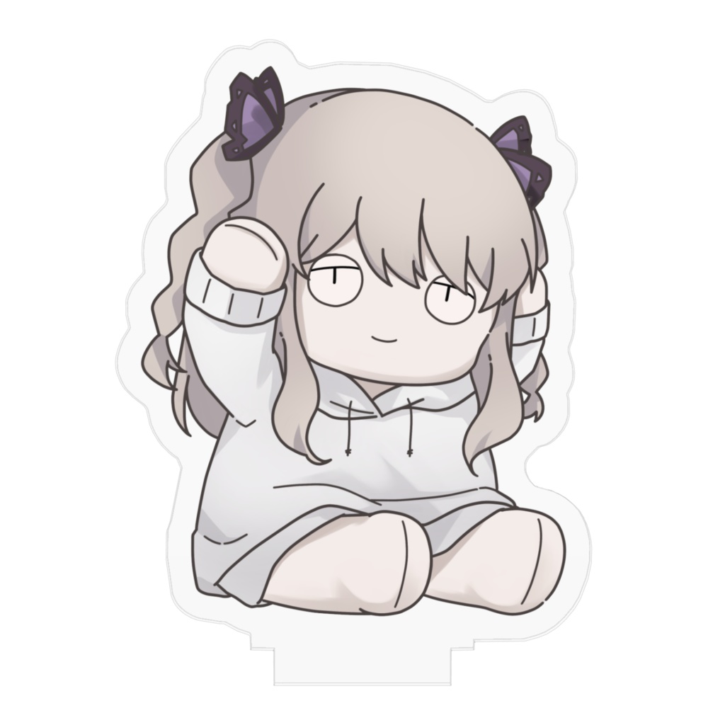 【虚無ちゃん/お座りの姿】アクリルスタンド