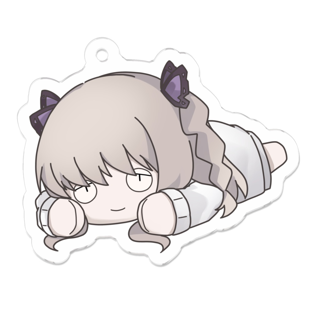 【虚無ちゃん/寝そべりの姿】アクリルキーホルダー