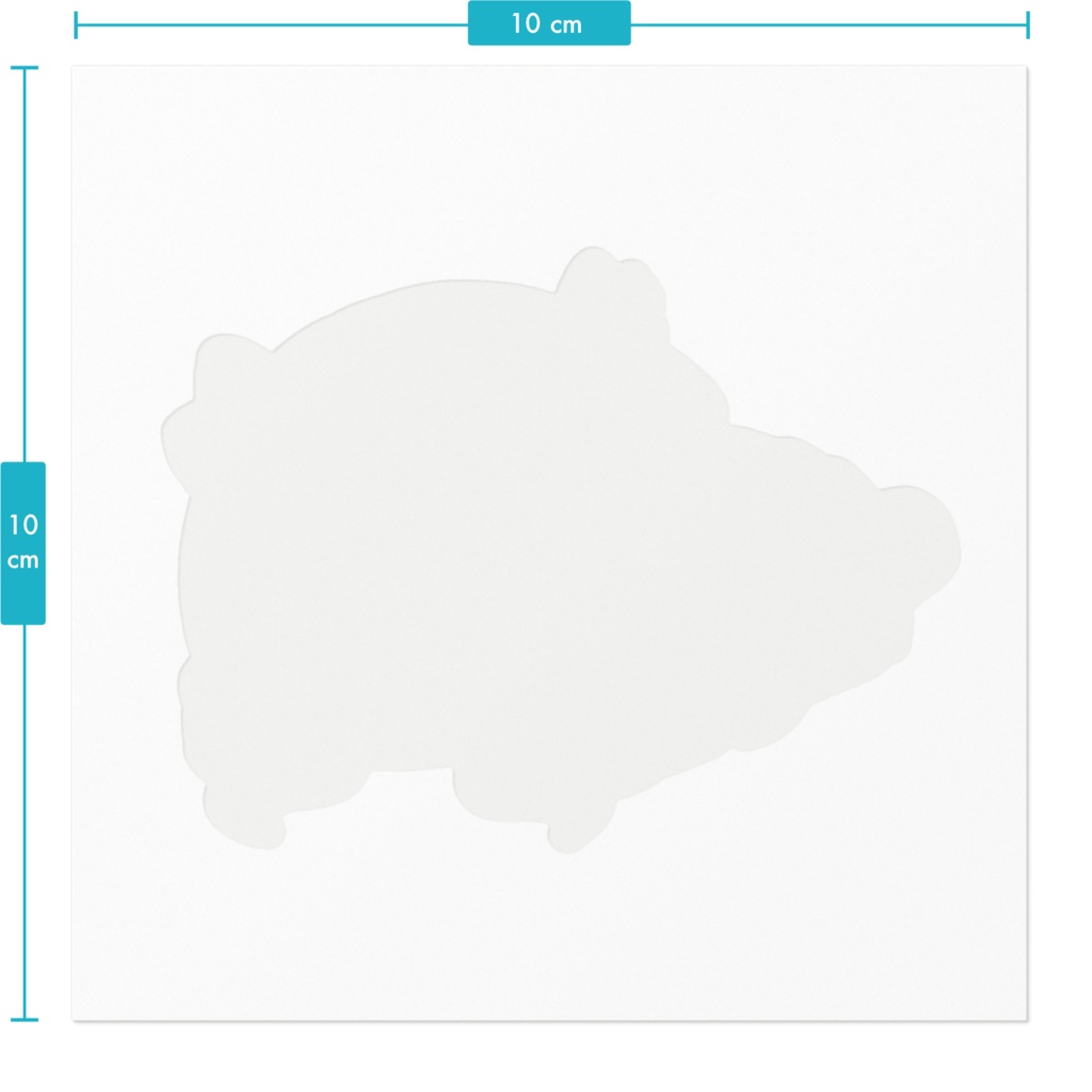 【虚無ちゃん/寝そべりの姿】ステッカー