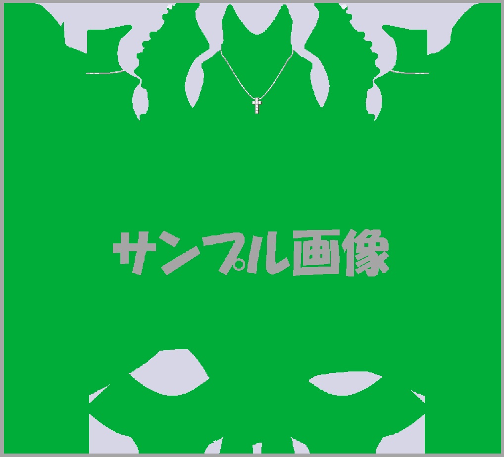 【VRoid】クロスペンダント(テクスチャー)スクエアブロック