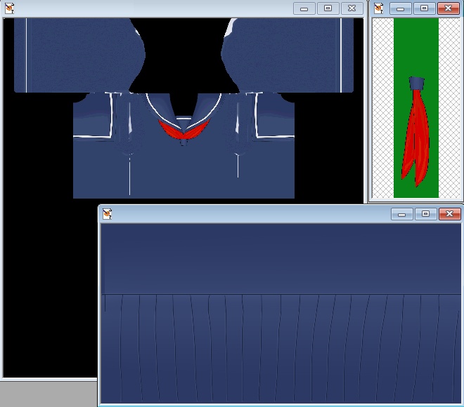 【VRoid】MEIBISセーラー服(テクスチャー)high school