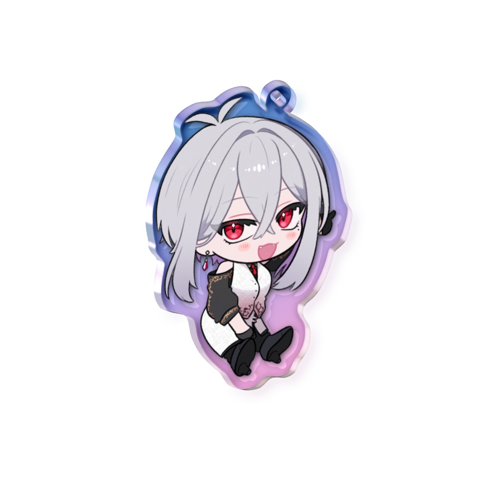 あずまやちょこんと指さしアクキー