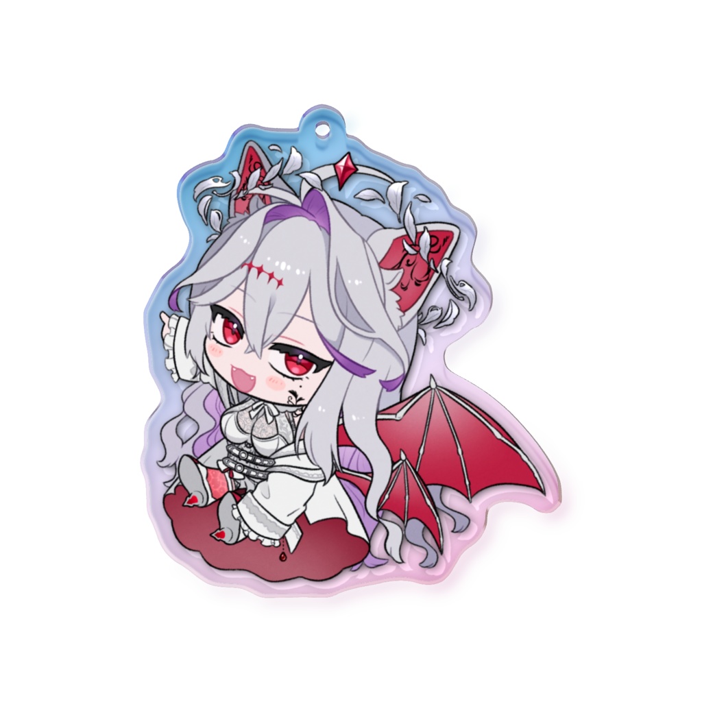 あずまやちょこんと指さしアクキー