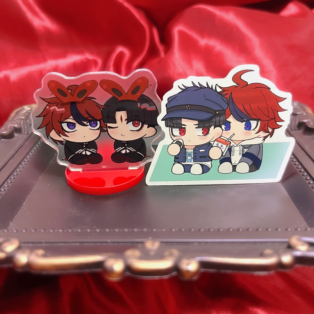     【拓楽グッズセット】異血バニーアクスタ＆ピクニックステッカー