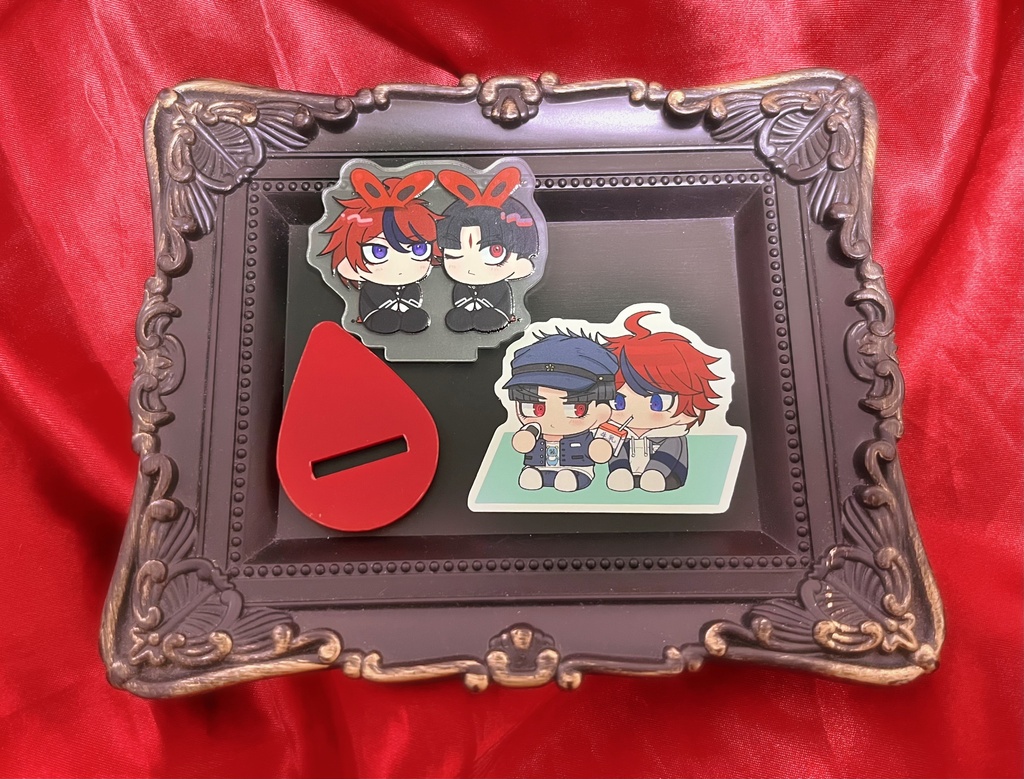 【拓楽グッズセット】異血バニーアクスタ&ピクニックステッカー