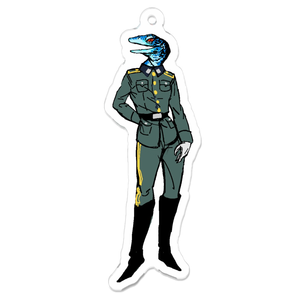 ケモ軍人アクリルキーホルダー