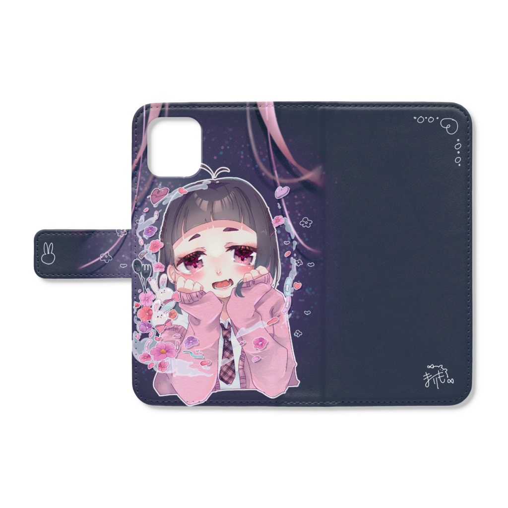 きみをみつめるまりもiPhoneカバー