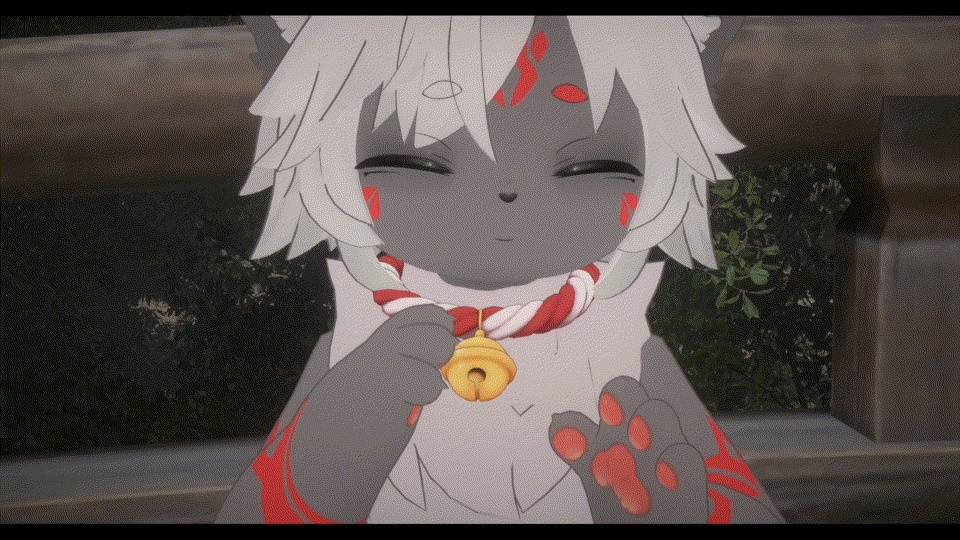 キツネ鈴 (Kitsune Bell) 【PhysBone設定済み】