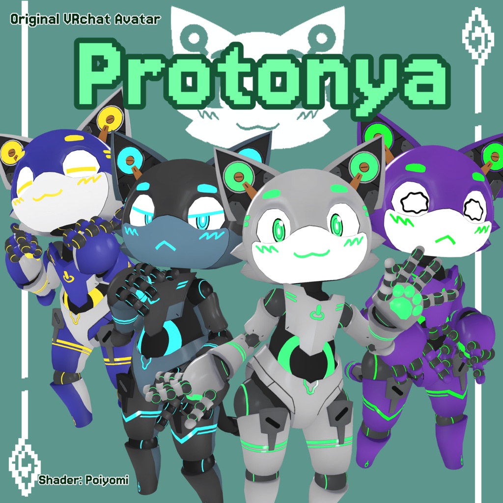 Protonya | VRChat想定3Dモデル