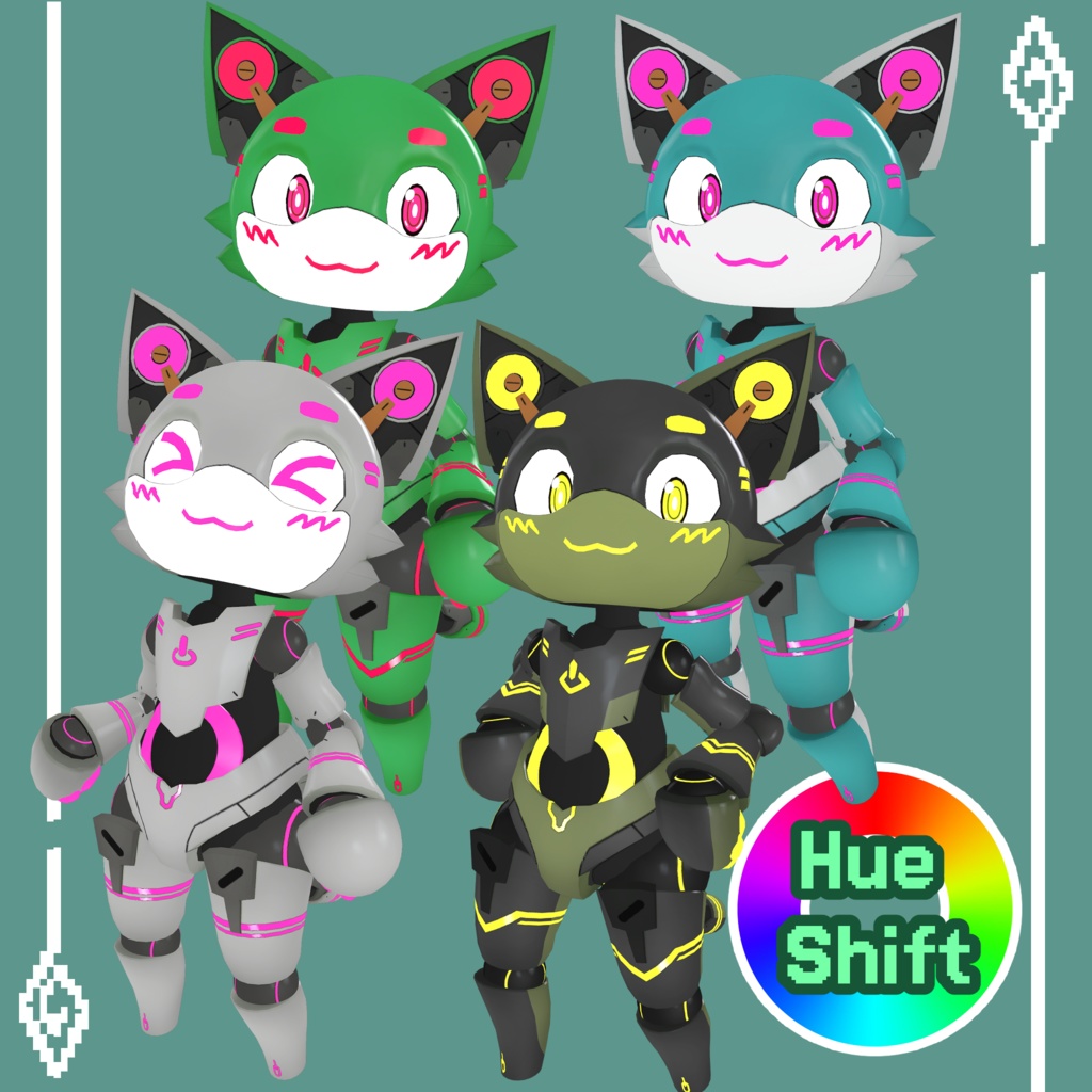 Protonya | VRChat想定3Dモデル