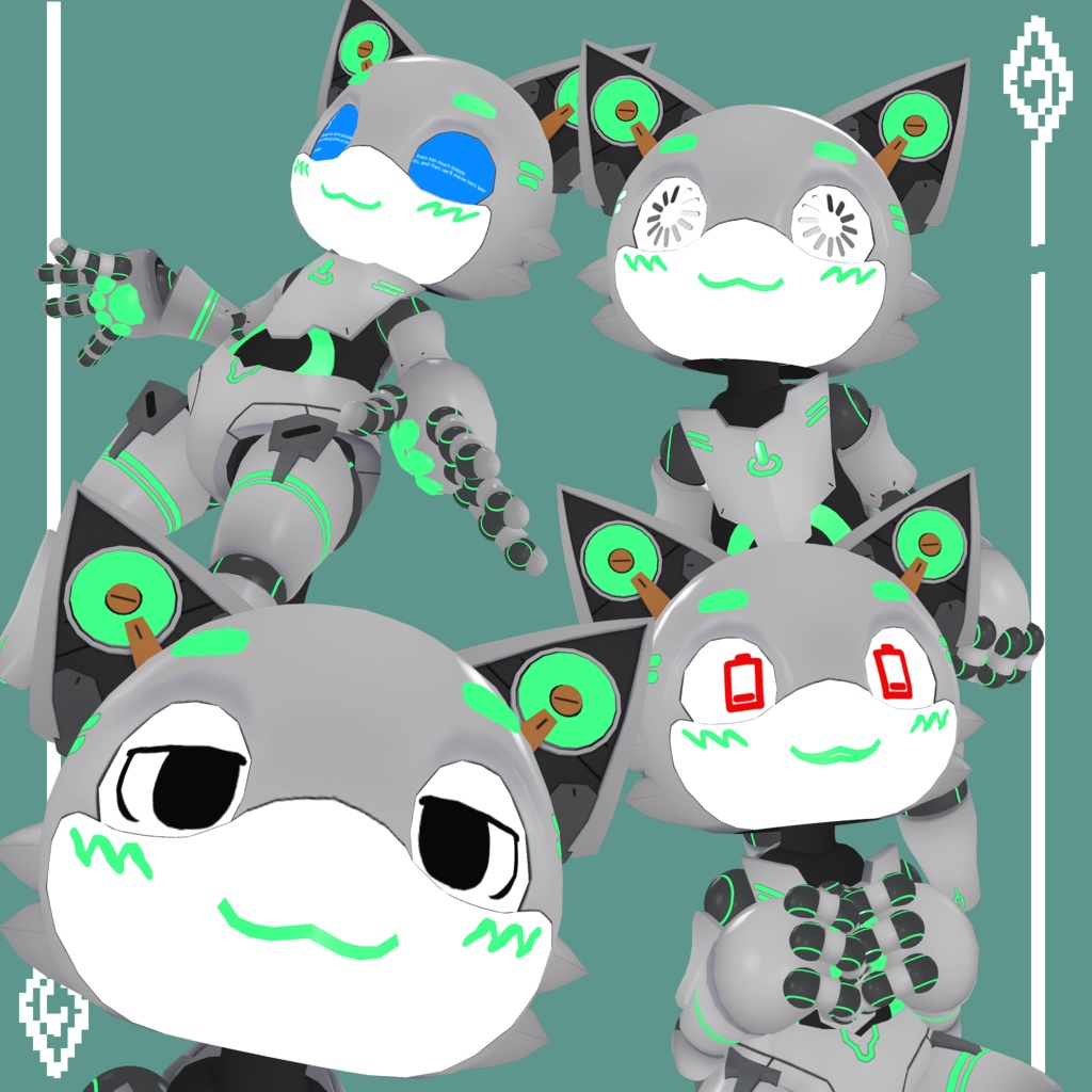 Protonya | VRChat想定3Dモデル