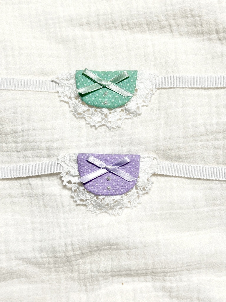 ぬい ＊ スタイ ＊ みどり ＊ むらさき ＊ セット