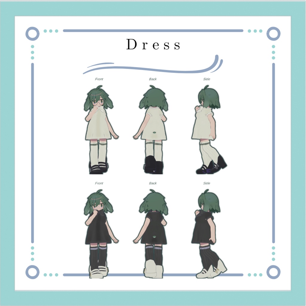 【うささき用衣装】オリーブセット【MA対応】