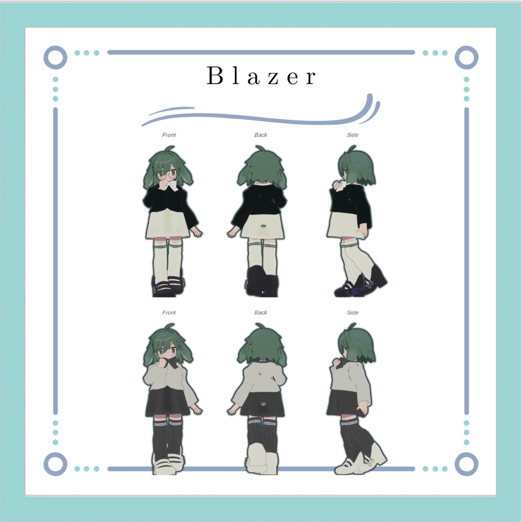 【うささき用衣装】オリーブセット【MA対応】