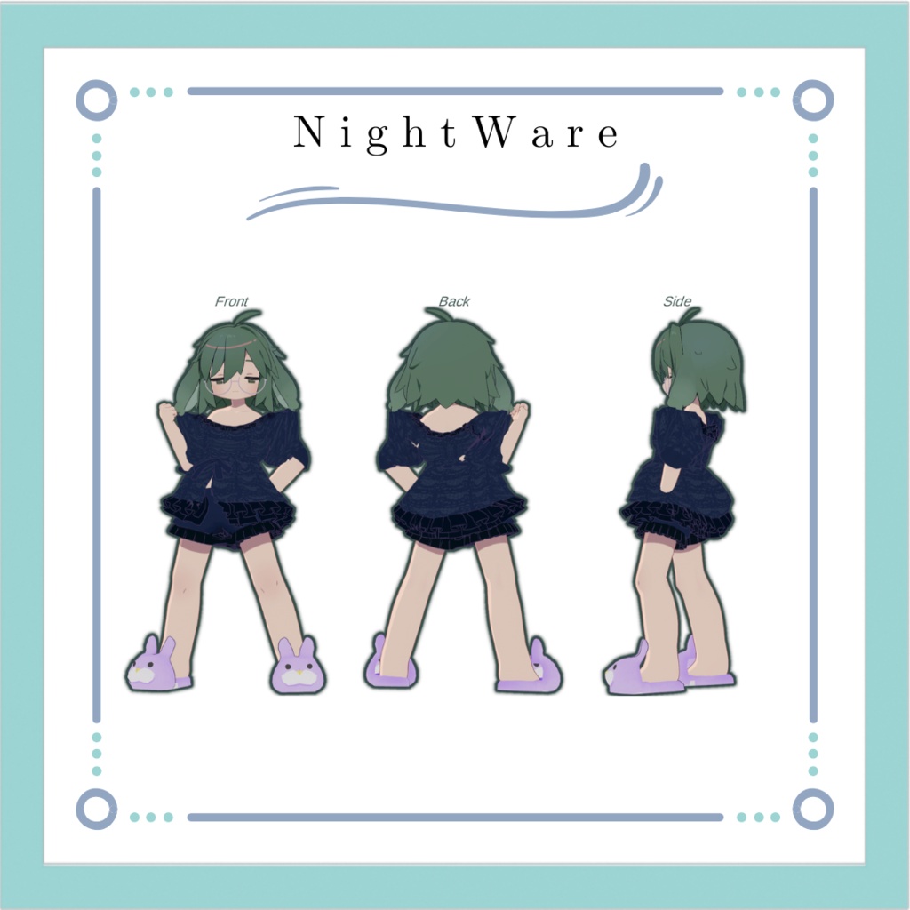 【うささき用衣装】オリーブセット【MA対応】