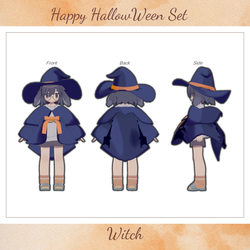 【うささき用衣装】ハロウィン仮装セット【MA対応】