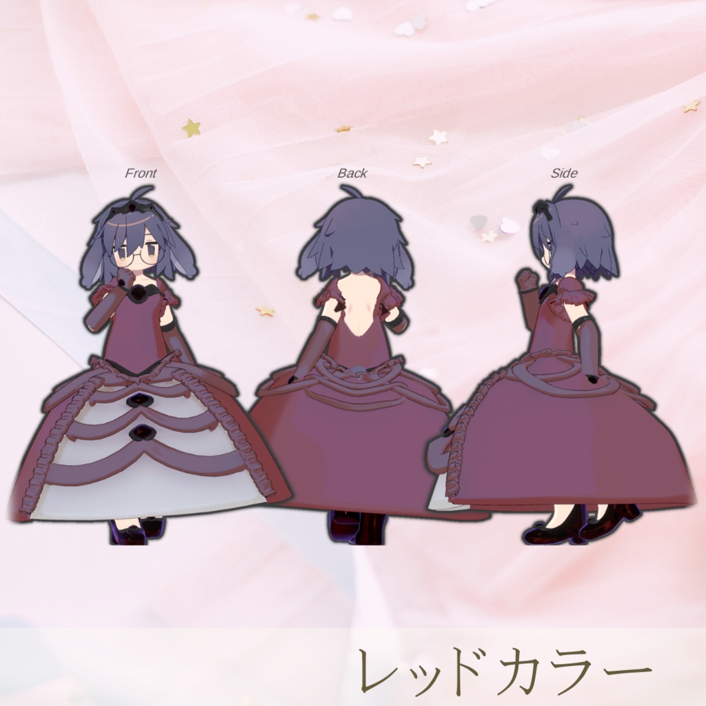 【うささき用衣装】舞踏会ドレス【MA対応】