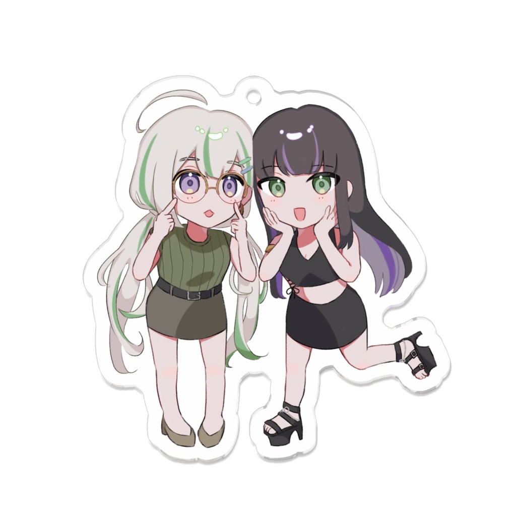 まりんとすふぃあアクリルキーホルダー
