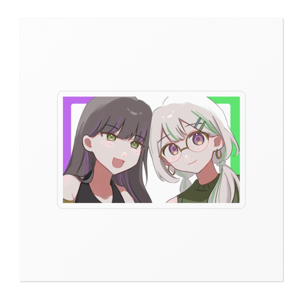 まりんとすふぃあステッカー