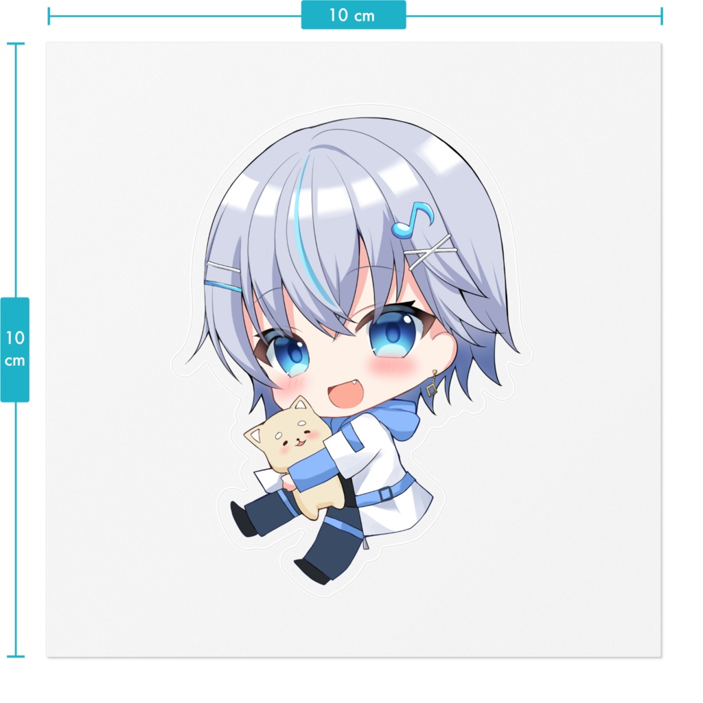 海音ぎおん ステッカー-にっこにこ・ウインク・ぽかん。- 生誕祭2023