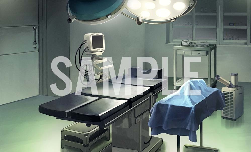 【無料】【配信OK】手術室背景素材【手描き】【TRPG】