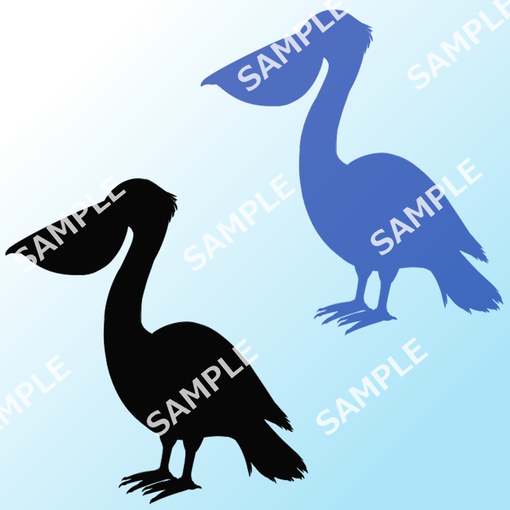 動物シルエット 鳥類・爬虫類・ついでに両生類