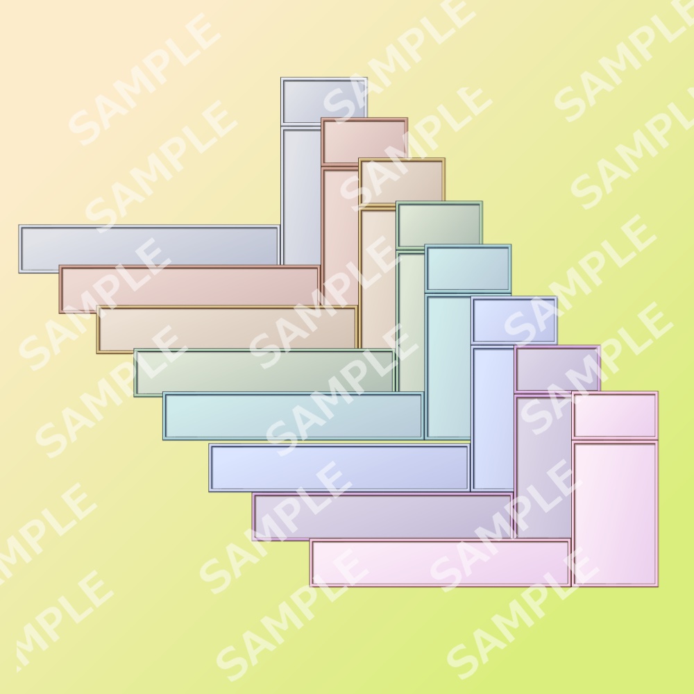 シンプルウィンドウフレーム・オーバーレイ