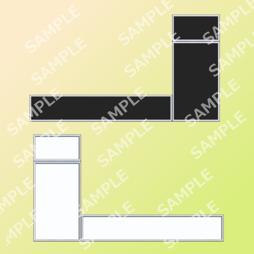 シンプルウィンドウフレーム・オーバーレイ