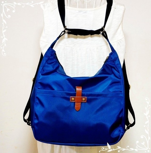 3way 軽量!A4対応!スタイリッシュナイロンリュックバッグ