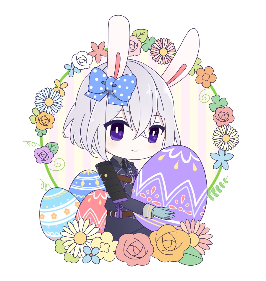 【ｱｸﾘﾙｽﾀﾝﾄﾞ】イースター骨喰【ﾘﾎﾞﾝ三日月ｶﾗｰ】