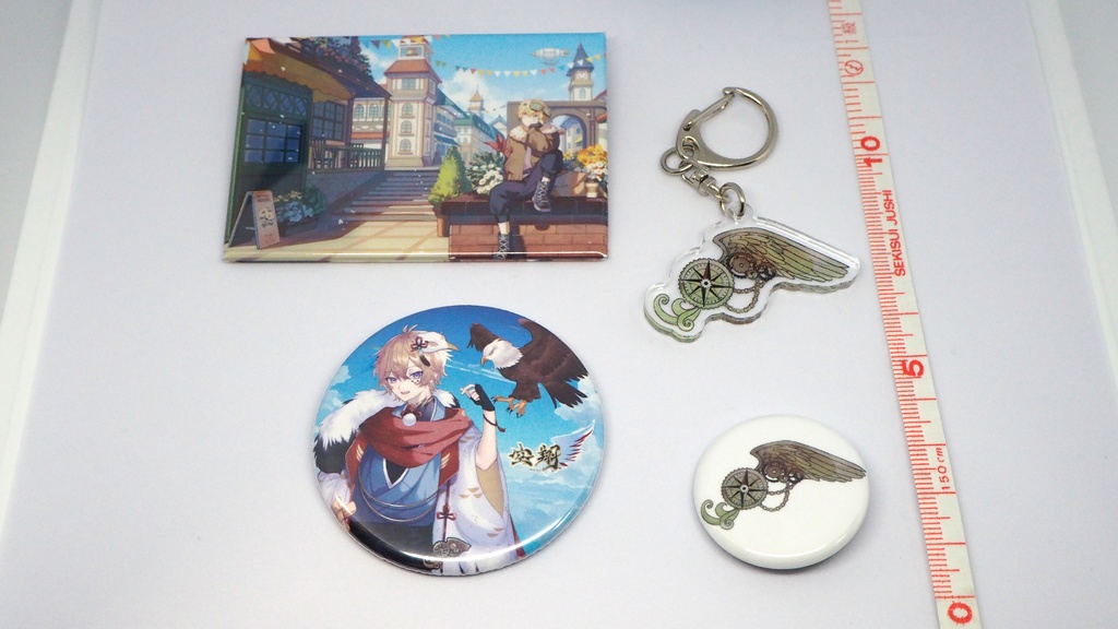 【 1st Goods 】 2023お正月ver. 丸型缶バッジ 【 空翔-Akito- 】