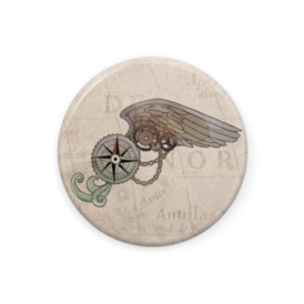 【 1st Goods 】 ロゴver. 丸型ミニ缶バッジ /2種 【 空翔-Akito- 】