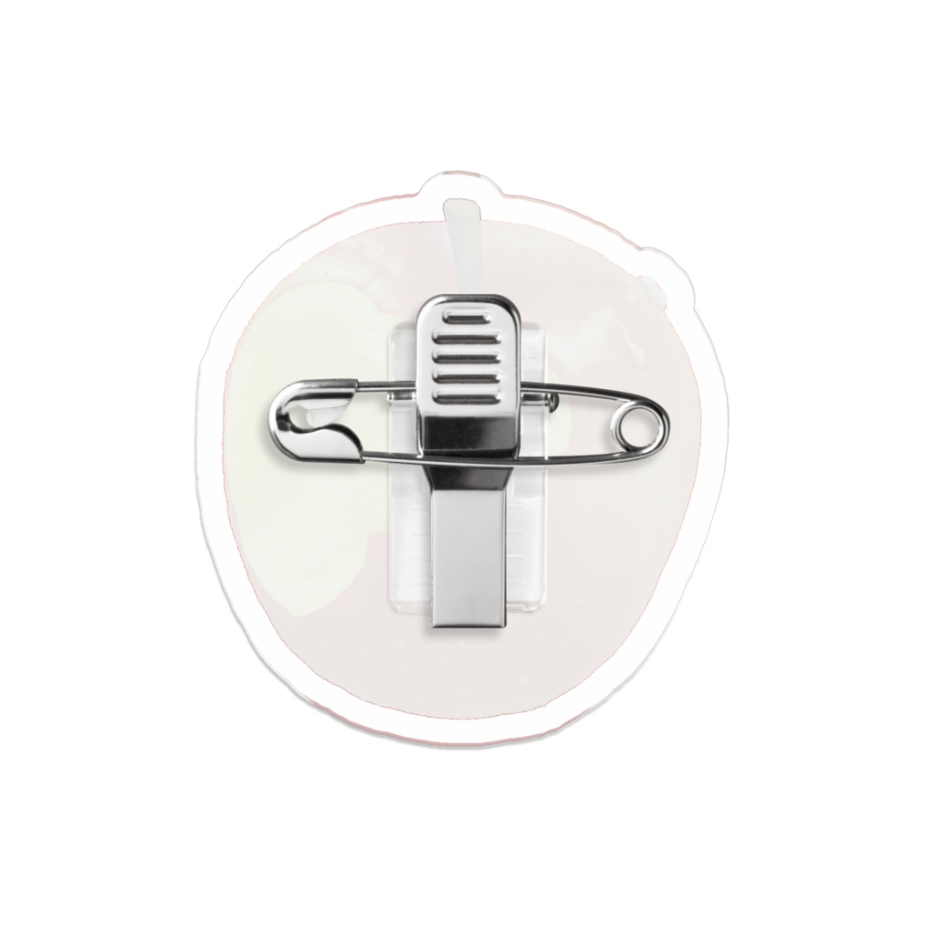 アクリルバッチ りんご