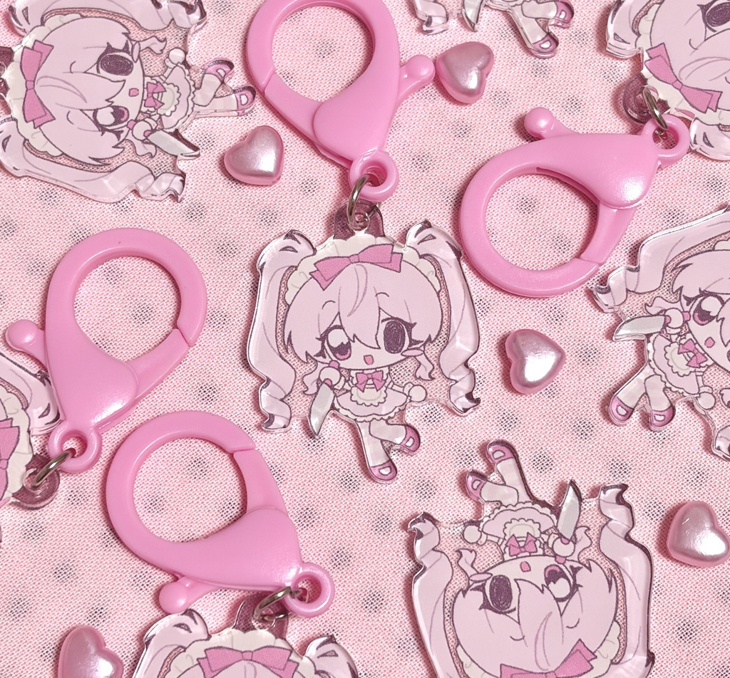 るるちゃんミニアクリルキーホルダー