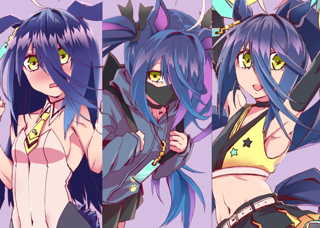 マンハッタンカフェ着せ替え　アクリルキーホルダー