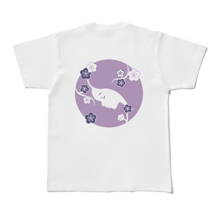 花びらのウィンクT 3種背面デザイン S~XL