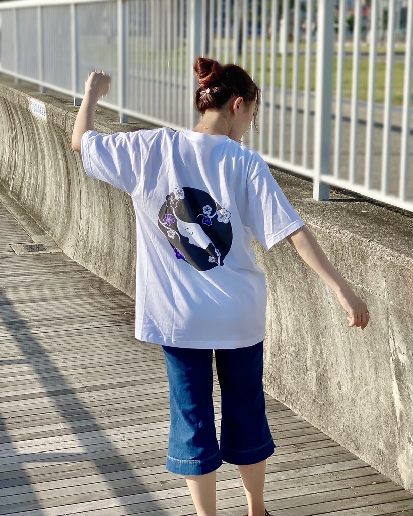 花びらのウィンクT 3種背面デザイン S~XL