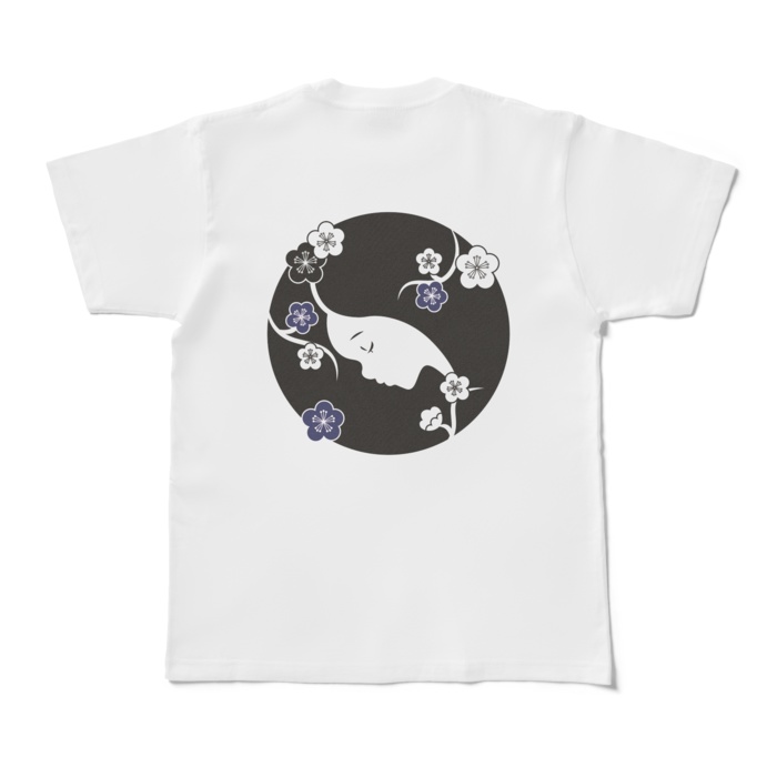 花びらのウィンクT 3種背面デザイン S~XL