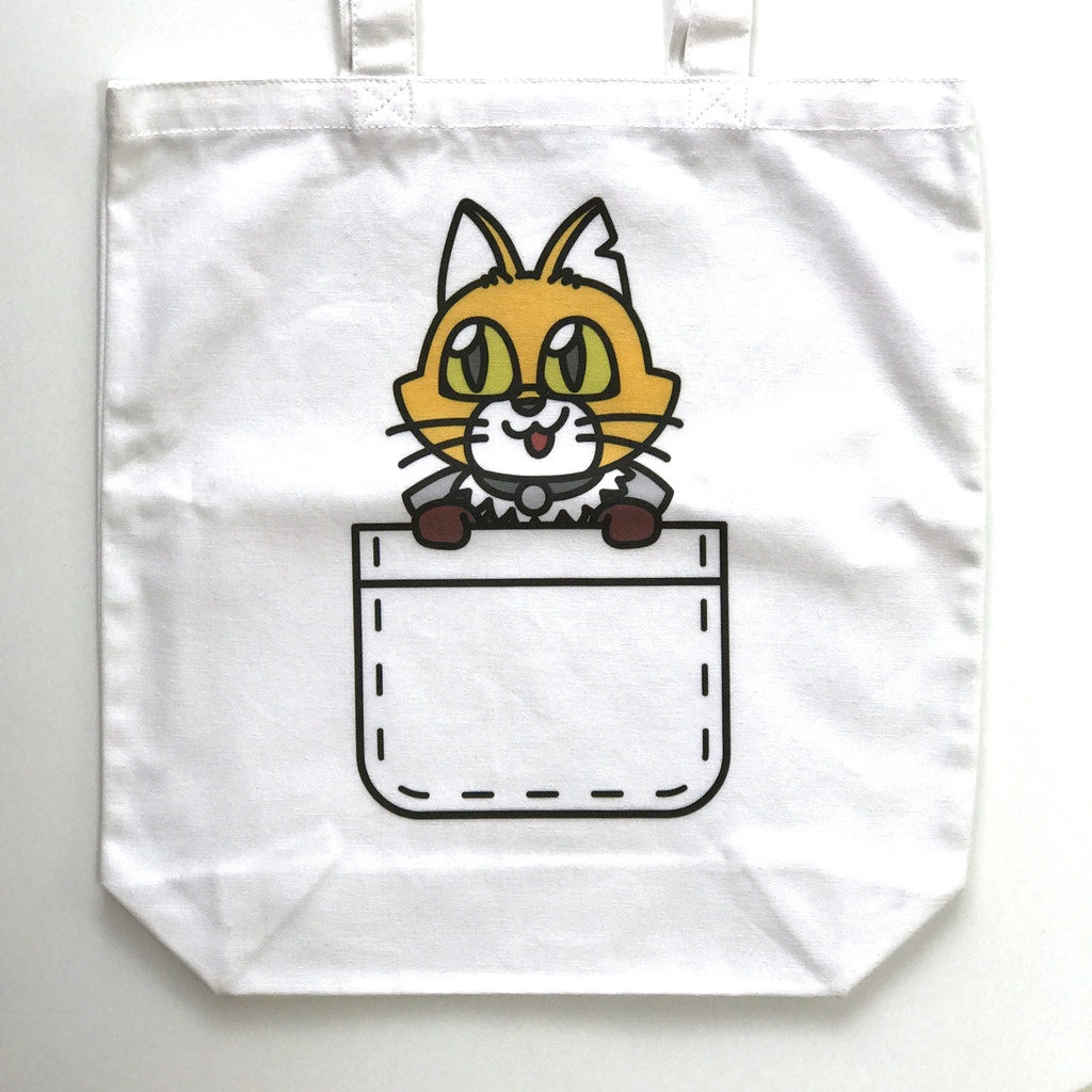 【現品限り】キャットCポッケトートバッグ