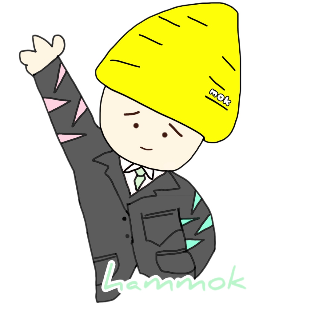 スーツゆびもっくんアクリルフィギュア