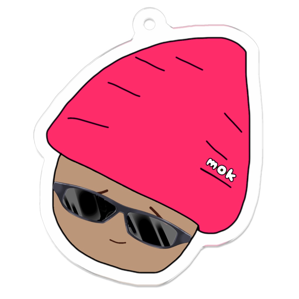 こんがりもっくん アクキー (ガングロ)