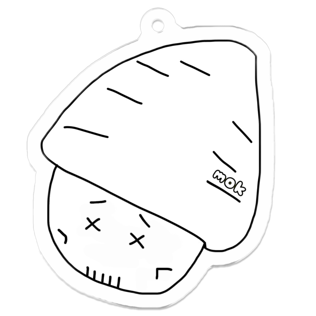 夏バテげっそりもっくん　アクキー