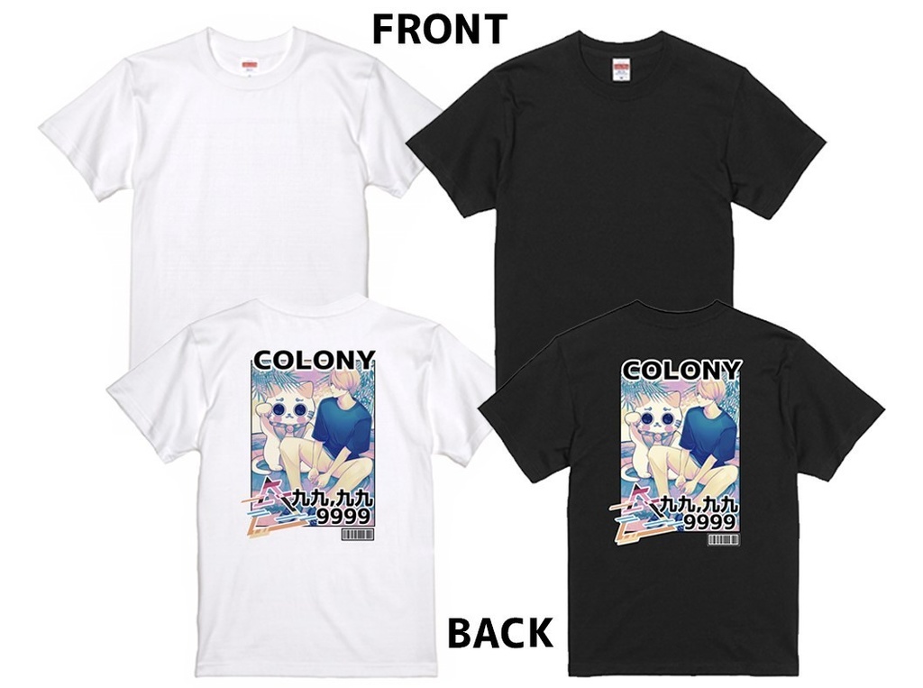 バックプリントTシャツ2021「COLONY」