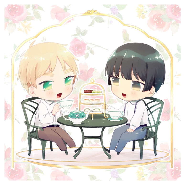 しまぐにアクリルスタンド✦アフタヌーンティ